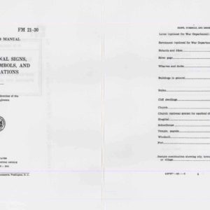 FM 21-30 1941 Conventional Signs, Military Symbols, and Abbreviations