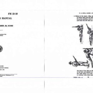 FM 23-10 1940 U.S. Rifle, Cal .30 M1903 (Springfield) Basic Field Manual