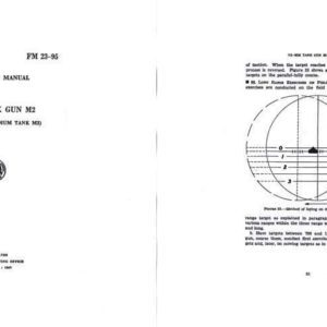 FM 23-95 1942 75MM Tank Gun M2 Basic Field Manual