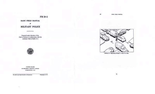 FM 29-15 1941 Military Police, Basic Field Manual