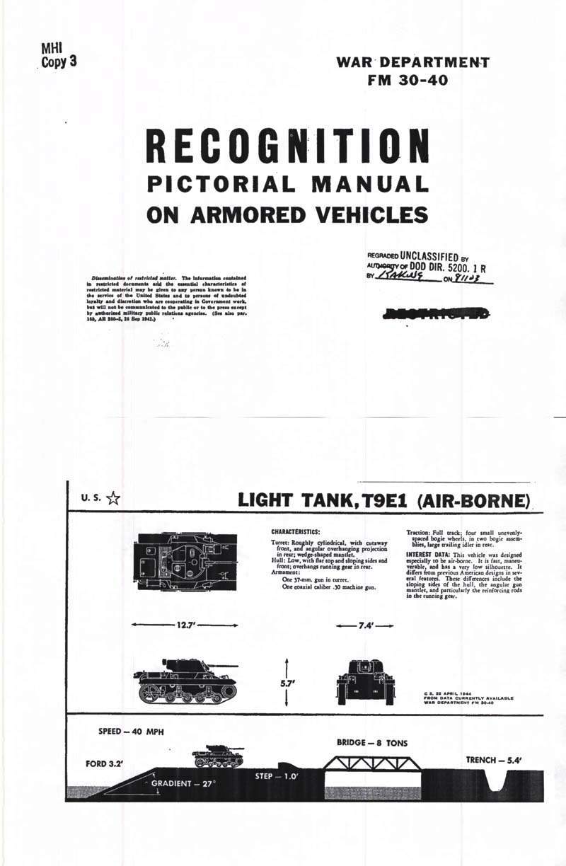 FM 30-40 1942 Recognition- Pictorial Manual on Armored Vehicles - GB-img-0