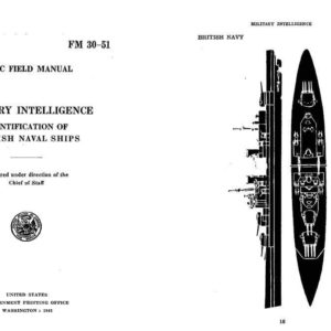 FM 30-51 1941 Identification of British Naval Ships