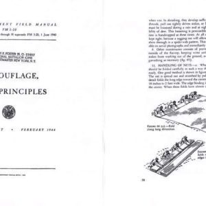 FM 5-20 Camouflage, Basic Principles 1944- Manual
