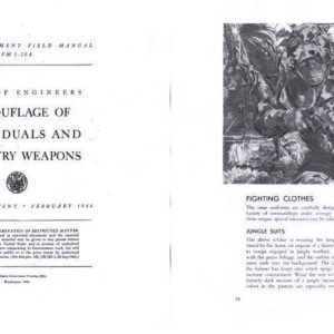FM 5-20A Camouflage of Individuals and Infantry Weapons 1944