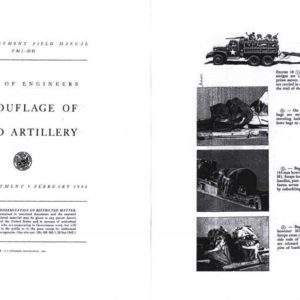 FM 5-20D Camouflage of Field Artillery 1944