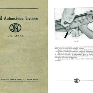 FN 1959- Manual Fusil Automatico Liviano (LM) 7.62 mm