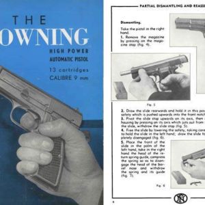 Browning High Power 1965 Circa FN Pistols Manual