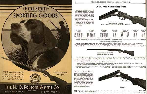 H & D Folsom 1932 Arms Company Catalogue No. 40 - GB-img-0