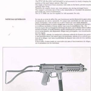 Franchi LF57 Submachine Gun (Italian) Manual-Flyer