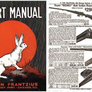 Von Frantzius, P 1928 Circa Gun and Sport Catalog- Chicago, Ill.