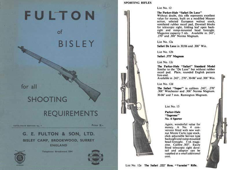 Fulton of Bisley 1965  Guns & Accessories Catalog (UK) - GB-img-0
