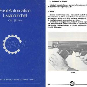 Fusil Automatico 1965 Circa Liviano Imbel Manual- Brasil