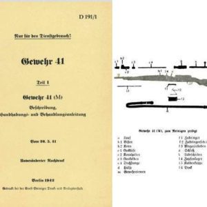 Mauser G41(M) Gewehr- Automatic Rifle- Manual