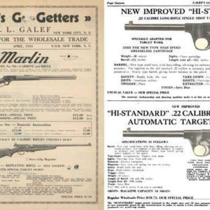 Galef's Go Getters 1935 Wholesale Gun Catalog, New York
