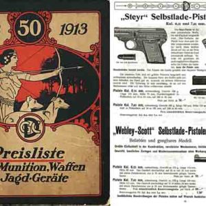 G.C. Dornheim 1913 Waffen und Munitions Preis Liste