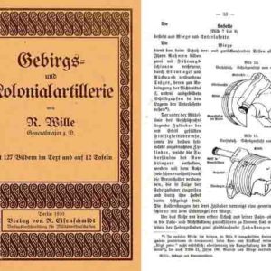 Gebirgs und Kolonialartillerie 1910 (German)