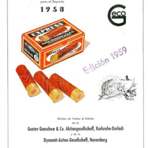 GECO 1958 et 1959 Municion Para deporte (Spanish Text)