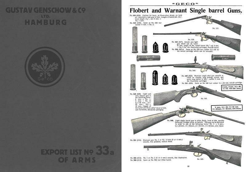 GECO 1926  Waffen und Munition Export List #33 - GB-img-0