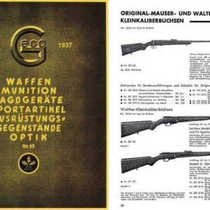 GECO Munitions 1937 Catalog No. 65 - 50th Anniversary Issue