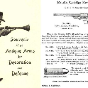 Godfrey, Chas. J. 1905 Circa Souvenir, Antique Arms for Decoration & Defence