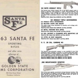 Golden State Arms Co. 1963 Sante Fe Rifles