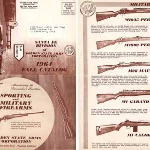 Golden State Arms Co. 1964 Gun Catalog (CA)