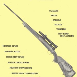 Gradle Custon Rifles 1960 Circa Flyer