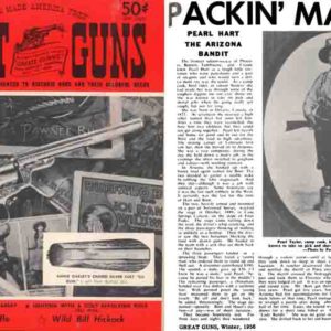 Great Guns Quarterly 1956 1st ed. American Guns Magazine- Andy Palmer