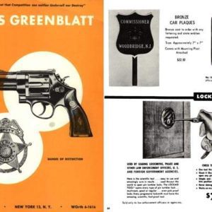 Charles Greenblatt 1965 Police Equipment Catalog