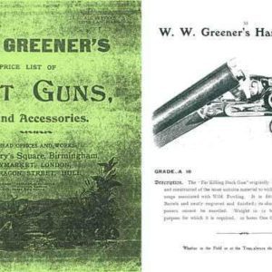 WW Greener 1903 Shot Guns