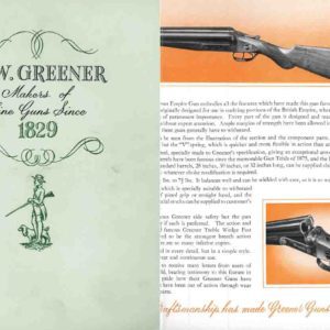 WW Greener 1964 Catalog (England)