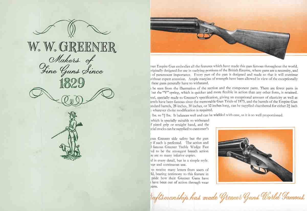 WW Greener 1964 Catalog (England) - GB-img-0