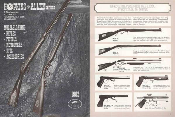 Hopkins And Allen 1982 Gun Catalog By Numrich - Cornell Publications