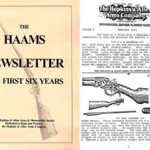 Hopkins & Allen Arms Memorabilia Society Newsletters - Vol 1-6 Carder