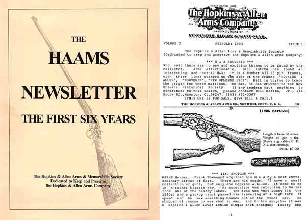 Hopkins & Allen Arms Memorabilia Society Vol 1-6 Carder - GB-img-0