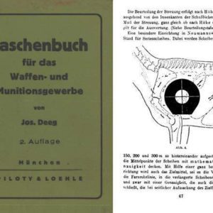 Taschenbuch 1929 fur das Waffen und Munitionsgewerbe von Jos. Deeg