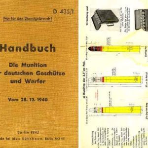 Handbuch Die Munition Deutschen 1940 (Military)