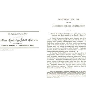 Springfield Armory - Headless Cartridge-Shell Extractor Manual