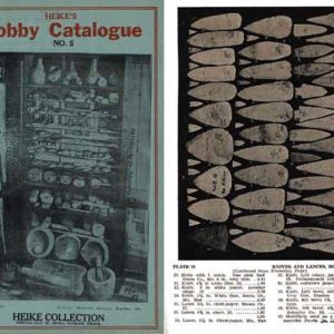 Heike Hobby - Indian Artifact Catalogue 1920 Circa (Illinois)