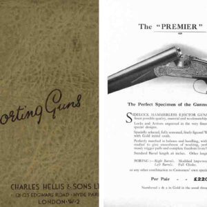 Charles Hellis and Sons 1939 Circa Gun Catalog