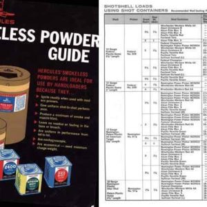 Hercules Powder 1970 Smokeless Powder Guide