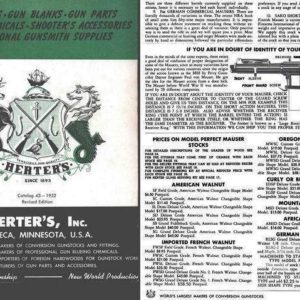 Herter's Inc 1952 Gun Accessories Catalog - Waseca, MN