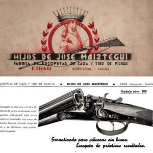 Hijos de Jose Maistegui 1956 Circa Gun Catalog (Eibar, Spain)