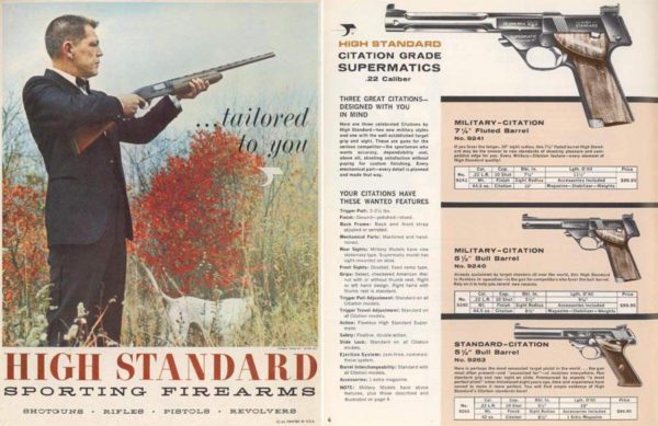 High Standard 1966 Sporting Firearms