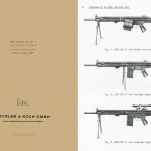 Heckler & Koch 1969 HK11 7.62mm x 51 NATO Light Machine Gun- Manual