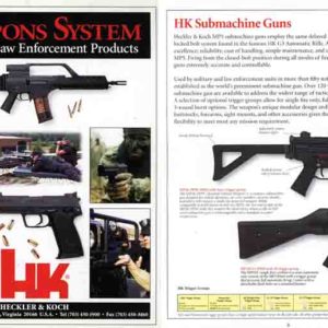 Heckler & Koch 1998 Military and Law Enforcemant Weapons