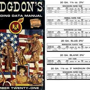 Hodgdon's 1970 Reloading Manual #21, Shawnee Mission, Kansas