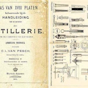 Holland - 1893 Images of Artillery Weapons for Cadets