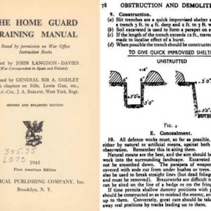 The Home Guard Training Manual 1942 (UK)