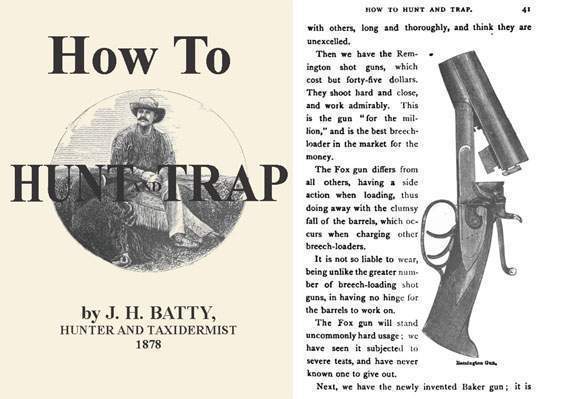 How to Hunt and Trap 1878, by JH Batty - GB-img-0
